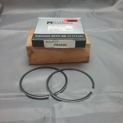 NEW NAMURA TECHNOLOGIES AT-09124-2R/PR202N PISTON RING SET .50