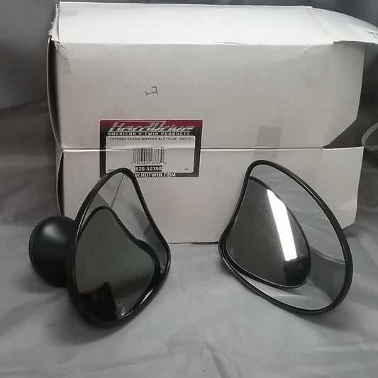 NEW HARD DRIVE 820-52390 TAPERED FARING MIRRORS BLK '14-UP