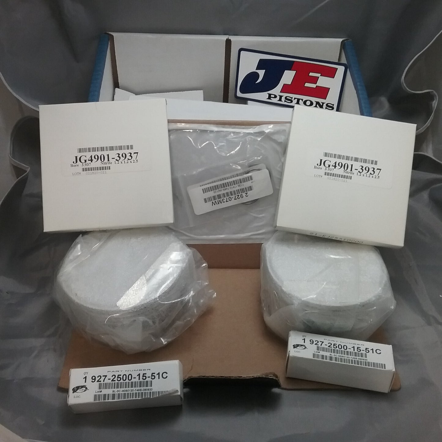 NEW JE PISTONS 670243 PISTON SET HARLEY MILWAUKEE 8