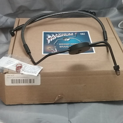 NEW MAGNUM SHIELDING 1741-1673 BLACK PEARL DESIGNER LOWER BRAKE LINE KIT