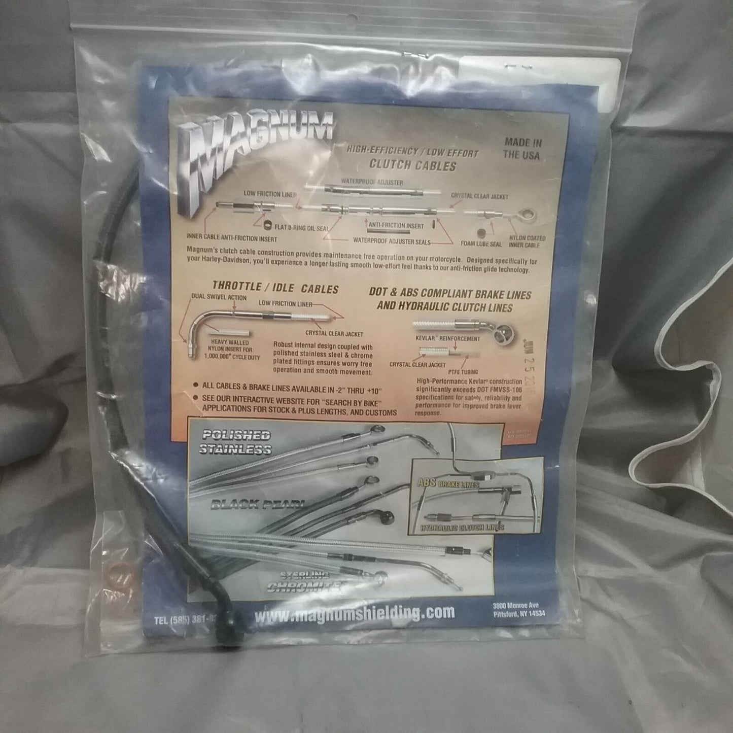 NEW MAGNUM 1741-1674 BLACK PEARL DESIGNER 19" UPPER BRAKE