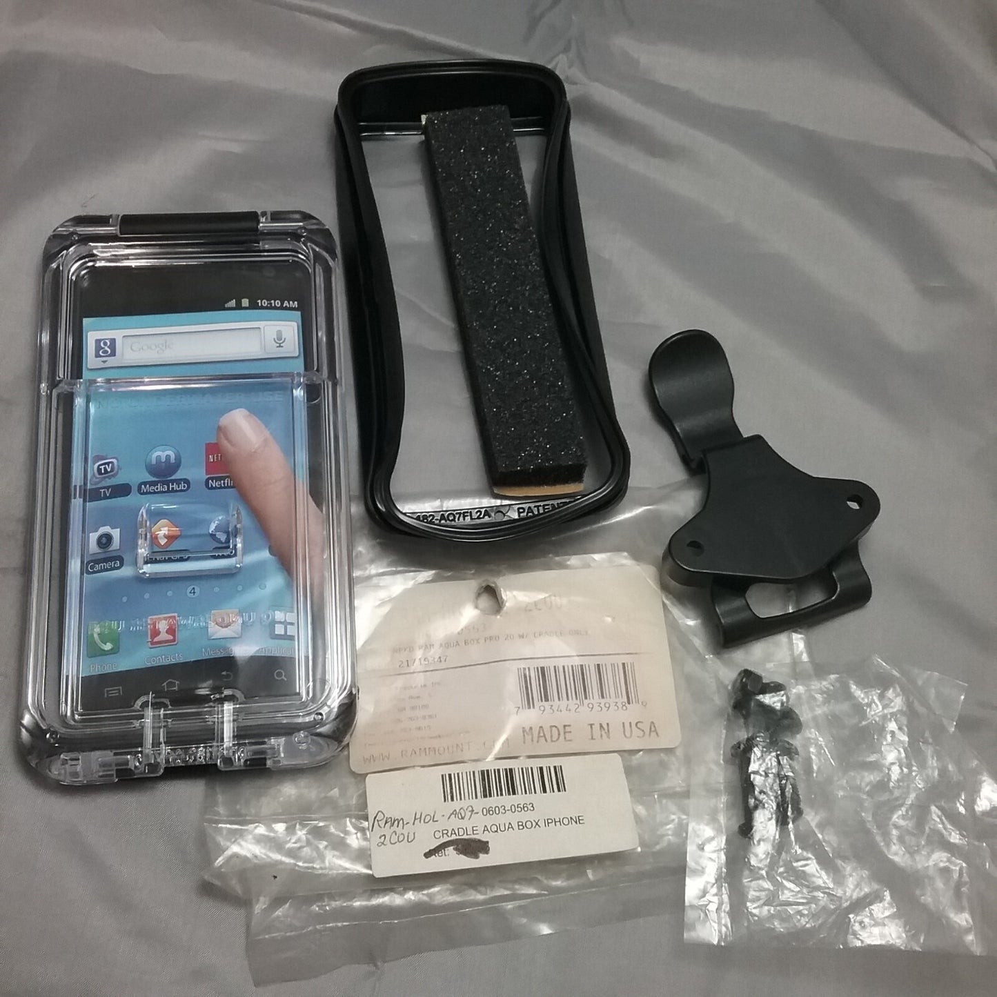 NEW RAM MOUNTS RAM-HOL-AQ7-2COU CRADLE AQUA BOX IPHONE