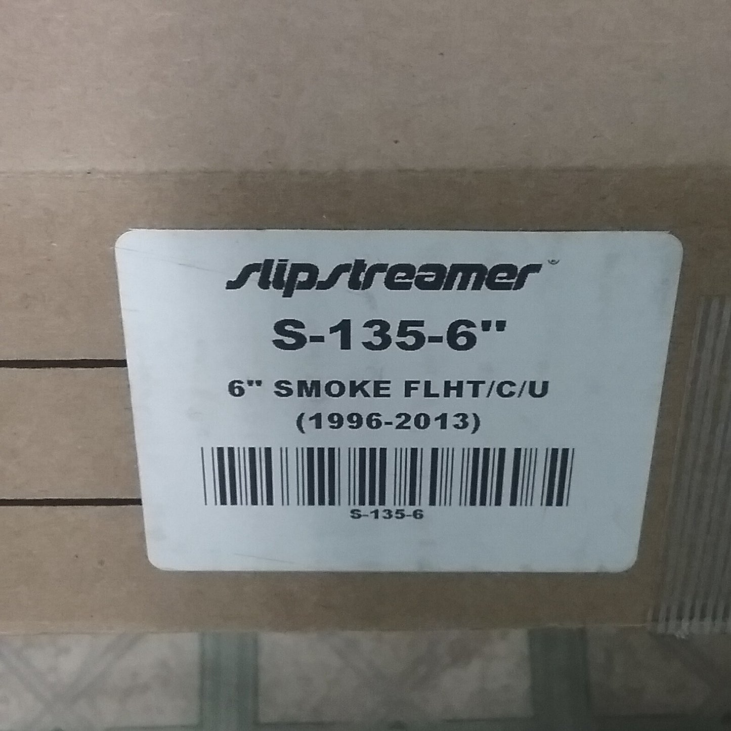 NEW SLIPSTREAMER S-135-6 REPLACEMENT WINDSHIELD, SMOKE, 6"