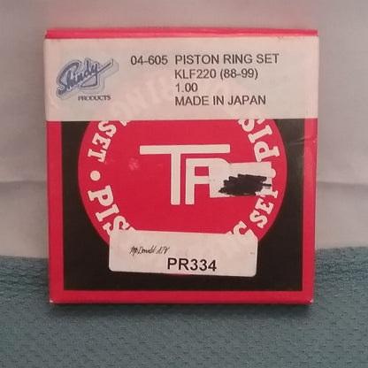 NEW TEIKOKU PISTON RING CO., LTD. K109000-100 PISTON RING SET KLF220 1988-1999