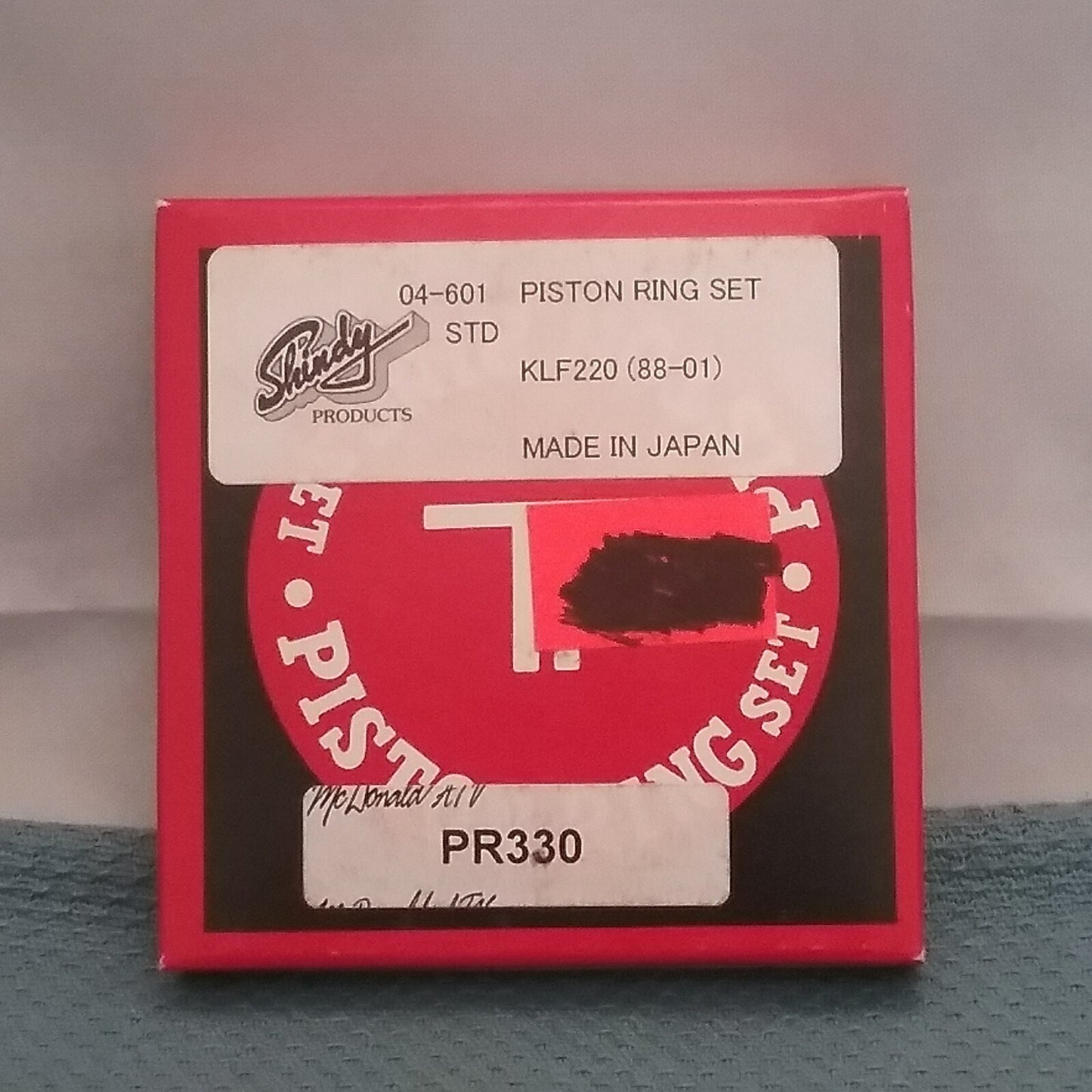 NEW TEIKOKU PISTON RING CO., LTD. K109000-STD PISTON RING SET KLF220 1988-2001