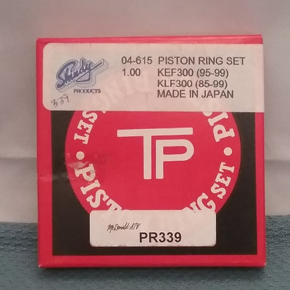 NEW TEIKOKU PISTON RING CO., LTD. K111100-100 PISTON RING SET KLF300 1985-1999