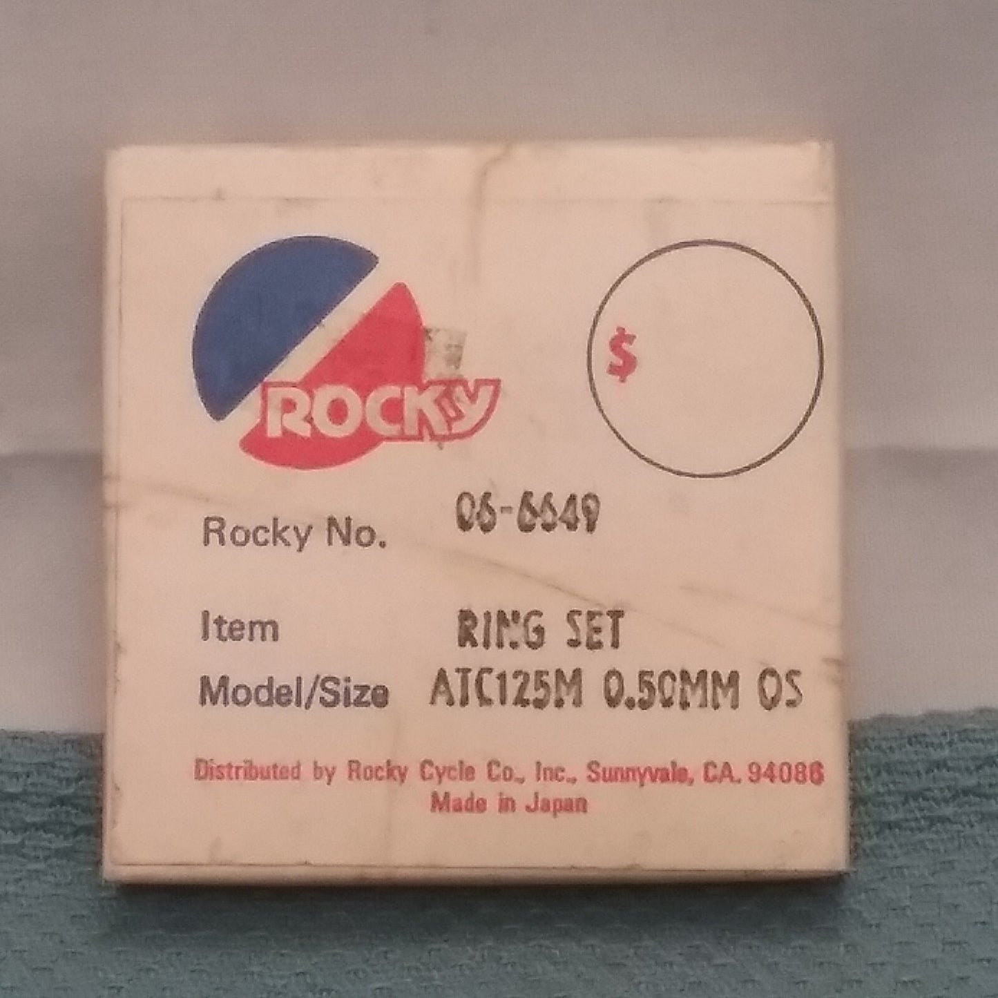 NEW ROCKY 06-6649 PISTON RING SET ATC125M 0.50MM OS
