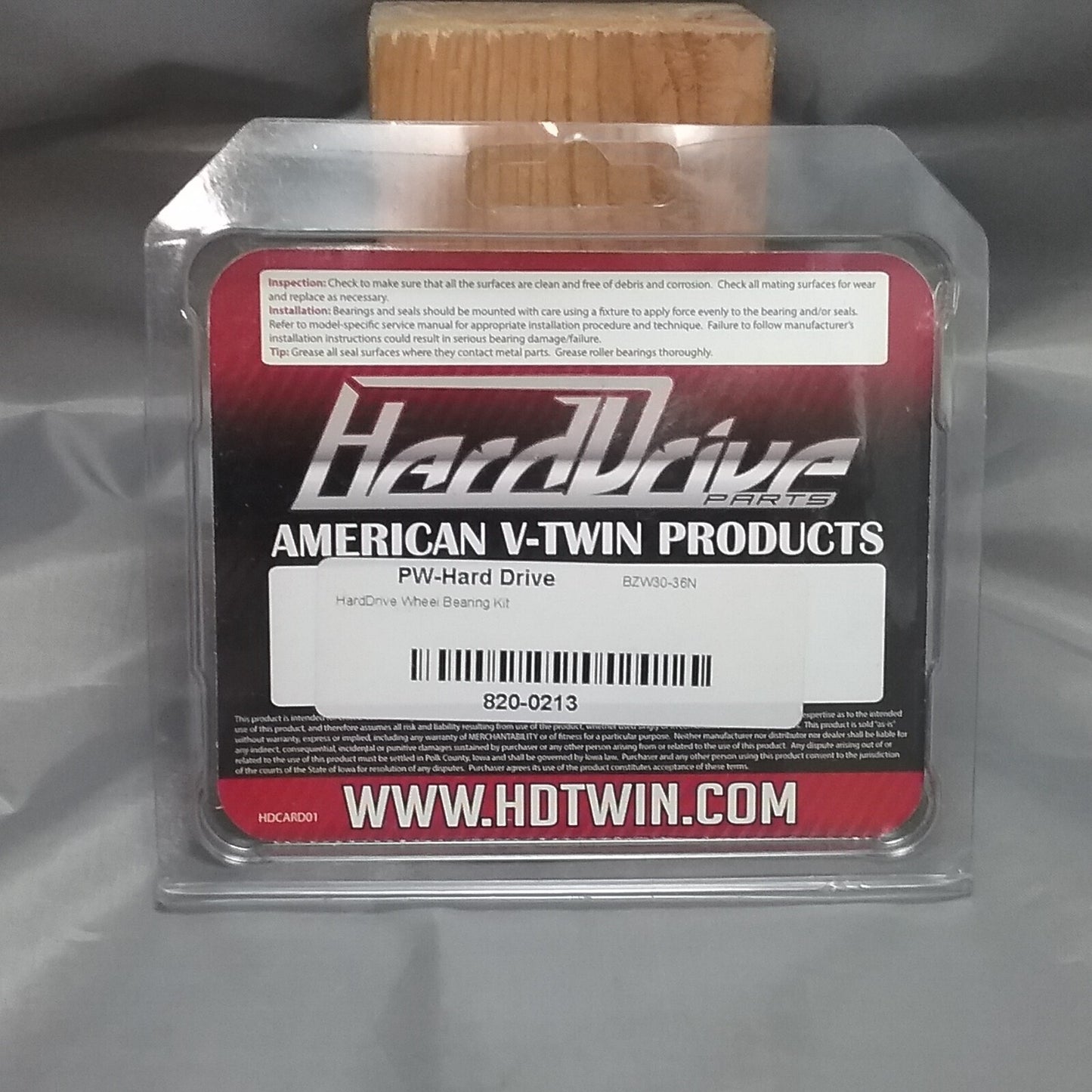 NEW HARDDRIVE 820-0213 WHEEL BEARING KIT