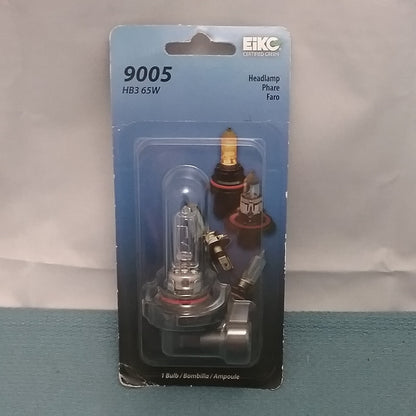NEW EIKO 9005 / HB3 65W HALOGEN BULB, CERTIFIED GREEN