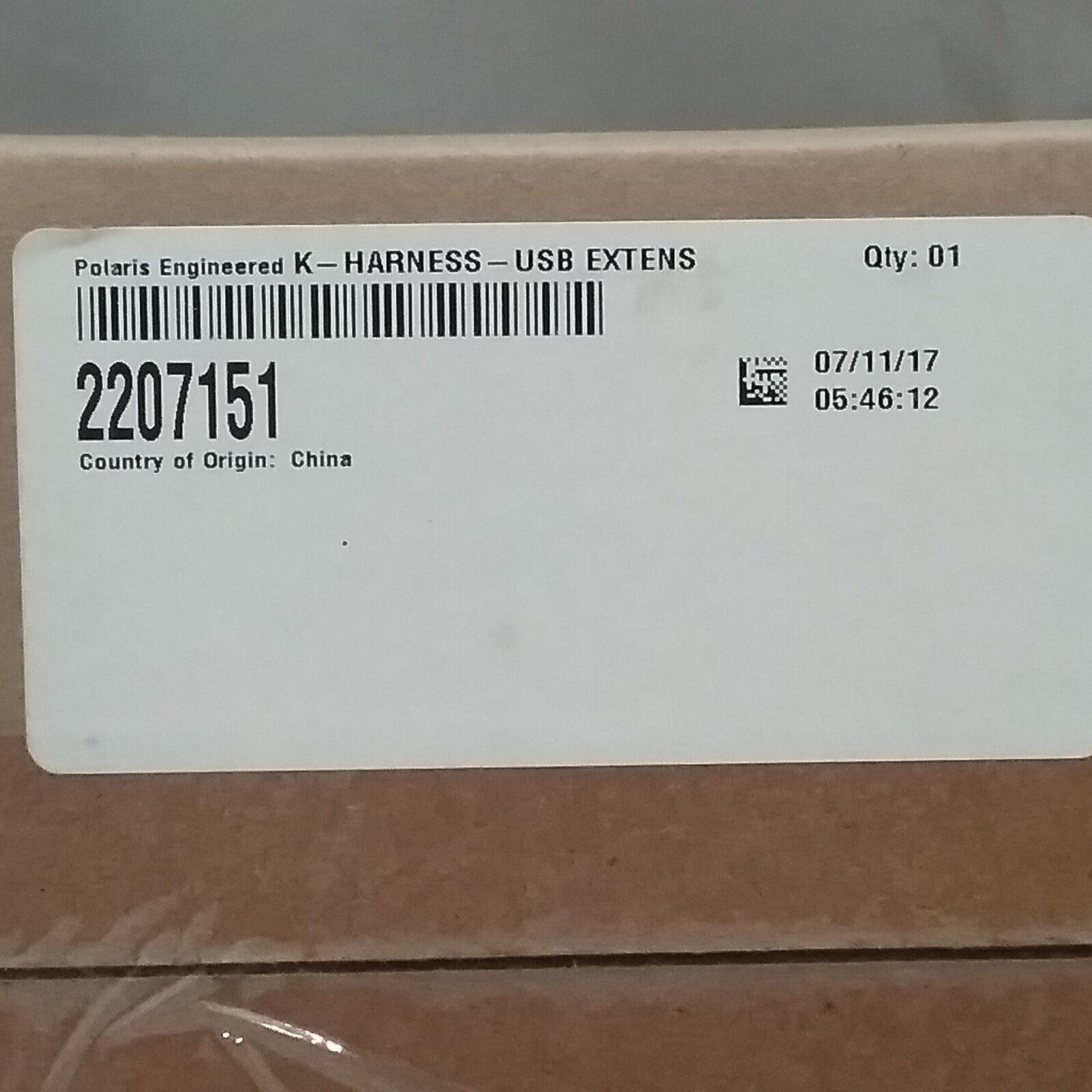 NEW POLARIS 2207151 K-HARNESS-USB EXTENSION,CCT