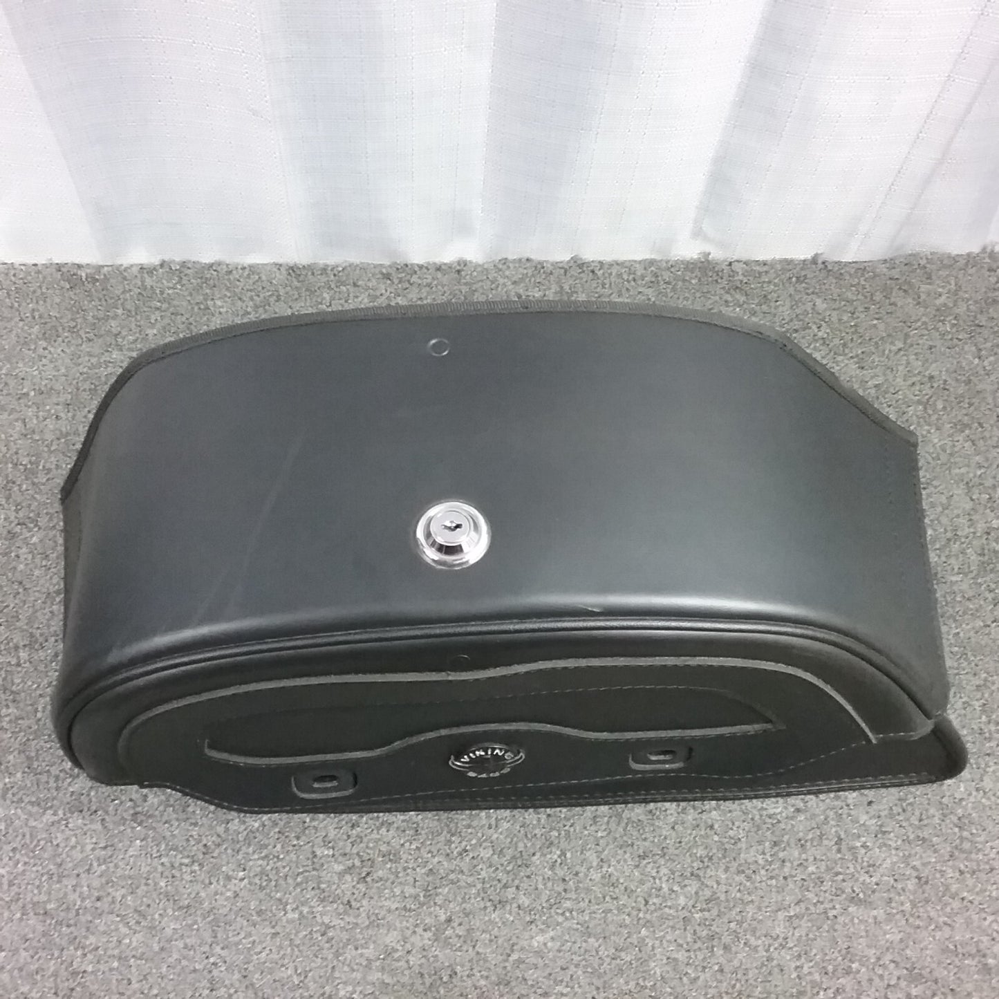 NEW VIKING BAGS VW31P LEFT LEATHER LOCKING SADDLEBAG HARLEY CRUISER