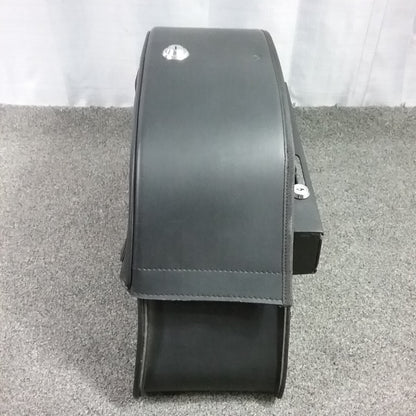 NEW VIKING BAGS VW31P LEFT LEATHER LOCKING SADDLEBAG HARLEY CRUISER