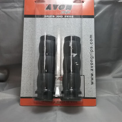 NEW AVON GRIPS AIR-90-AN-B-FL VELVET AIR GRIPS W/CABLE THROTTLE, BLACK