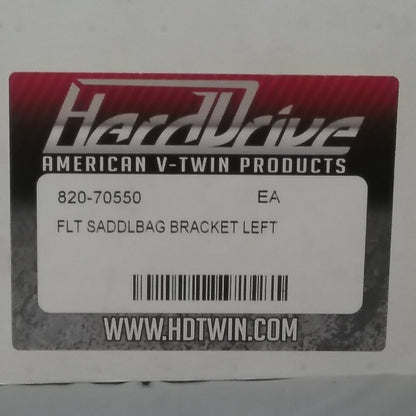 NEW V-TWIN HDD-820-70550 HARDDRIVE FLT LEFT SADDLBAG BRACKET