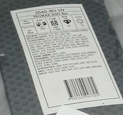 NEW ARCHER 20A0-RN-HV PROMAX RSN BAR Pro 3/8-050-72DL