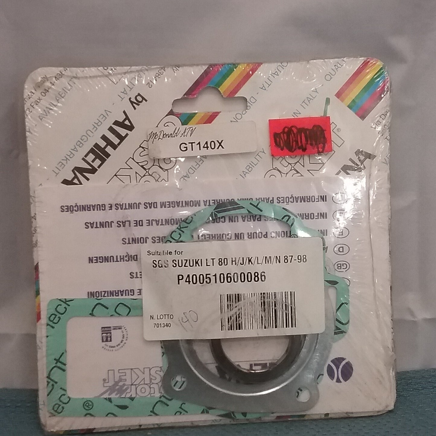 NEW ATHENA 400510600086 TOP-END GASKET KIT