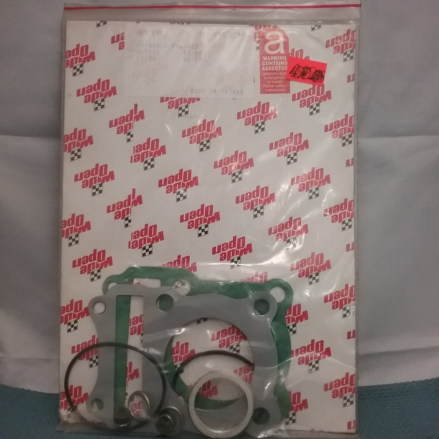 NEW WIDE OPEN GT782 TOP-END GASKET KIT