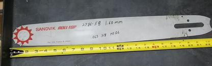 NEW SANDVIK 2786-58 20" ROLL-TOP 1.60-.063-3/8-70DL