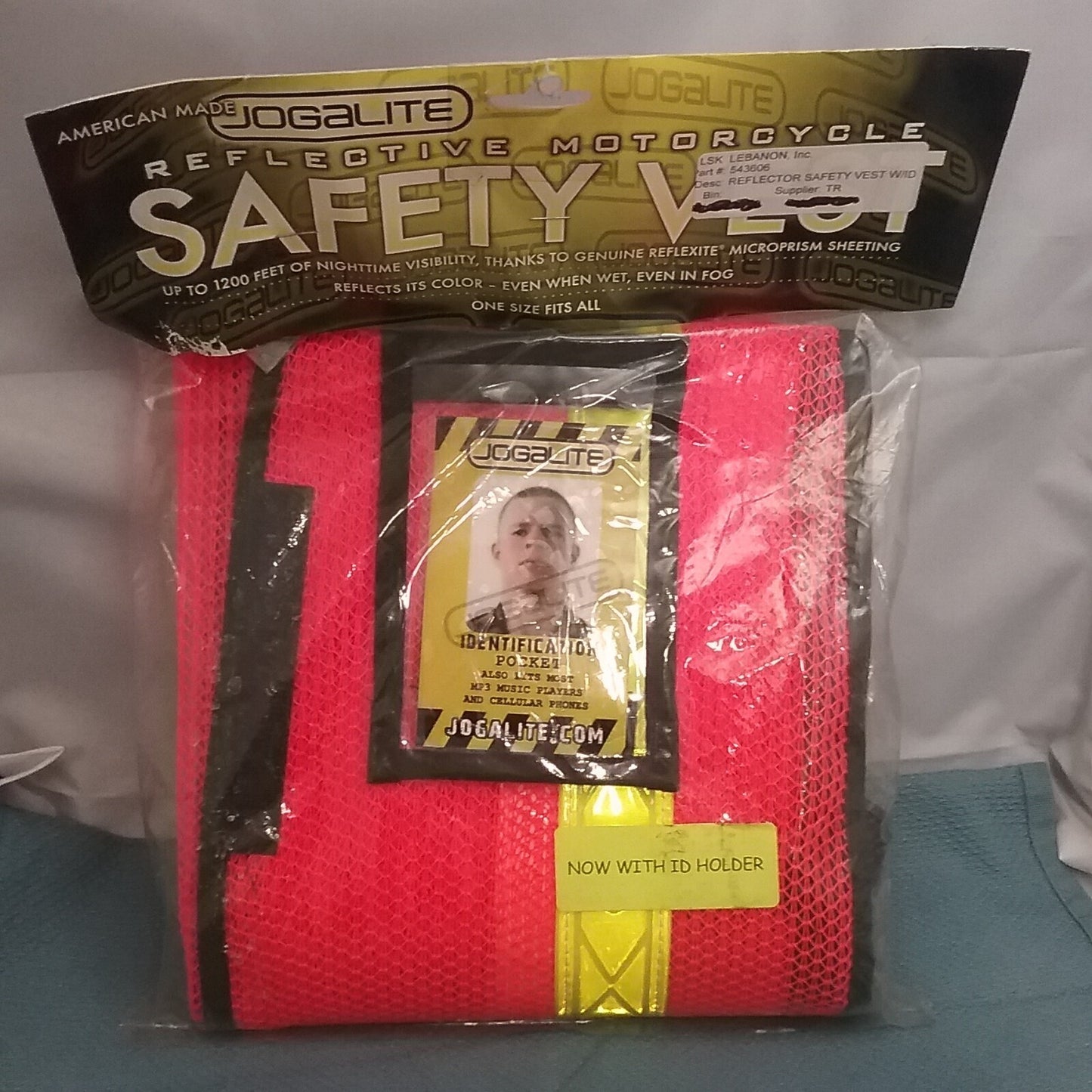 NEW AMERICAN MADE JOGALITE 9905 Reflective Motorcycle/Hunting Vest