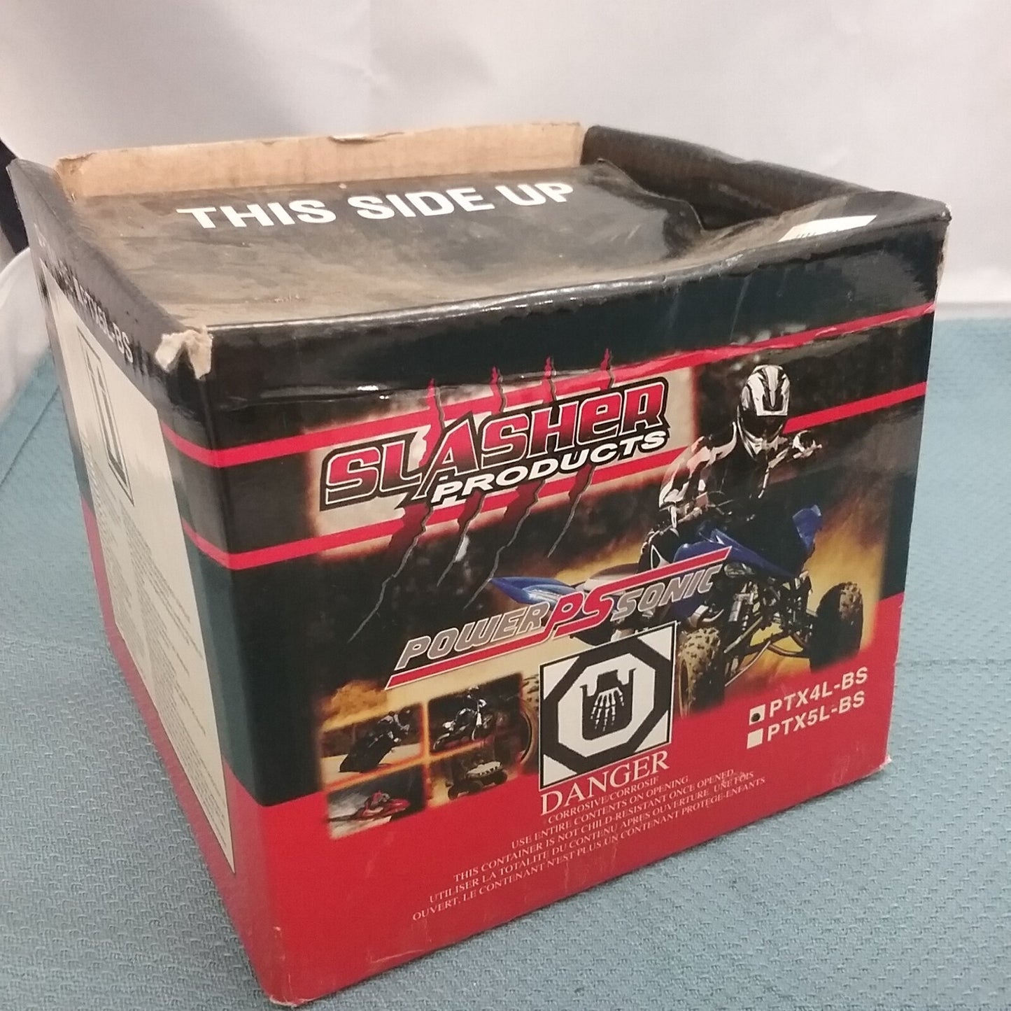 NEW SLASHER PRODUCTS PTX4L-BS MAINTENANCE FREE BATTERY