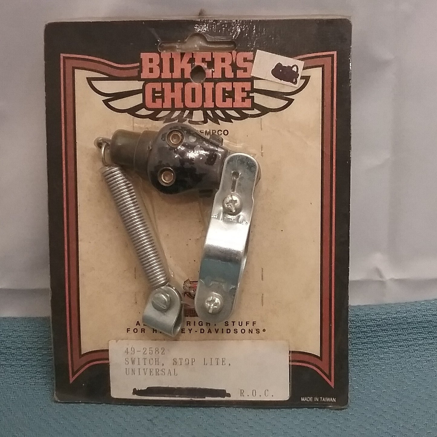 NEW BIKER'S CHOICE 49-2582 BRAKE LIGHT SWITCH