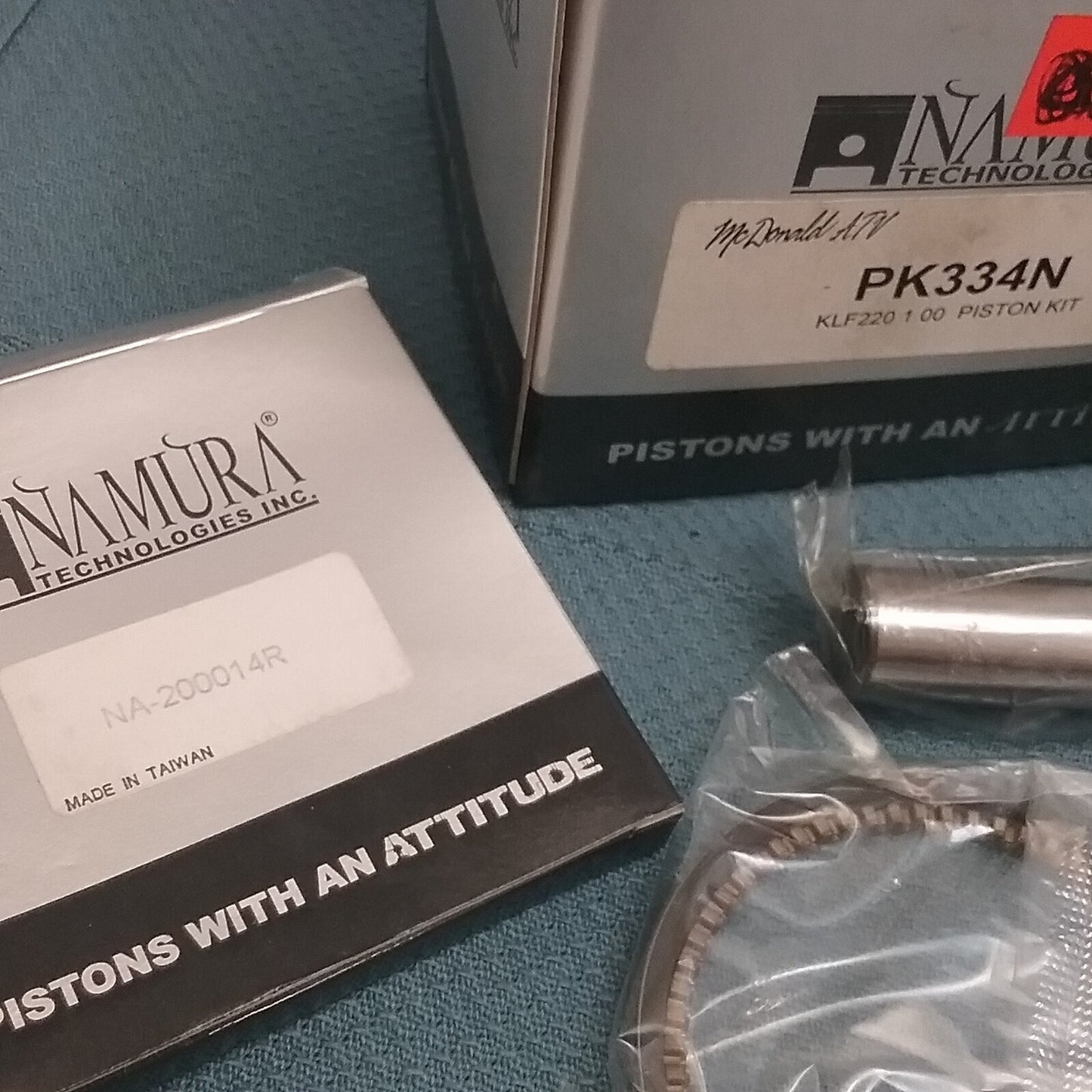 NEW NAMURA TECHNOLOGIES PK334N PISTON KIT KLF220 1.00 NA-200014R