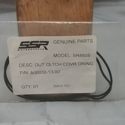 NEW SSR A00032-13-00 OUTER CLUTCH COVER ORING SR450S