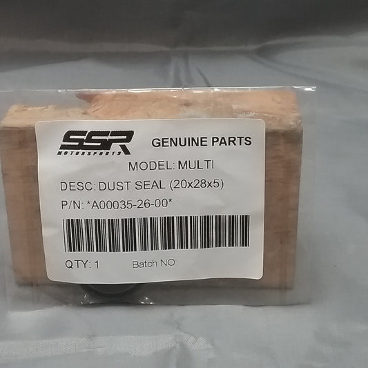 NEW SSR A00035-26-00 DUST SEAL (20X28X5) SR189 2016-2019