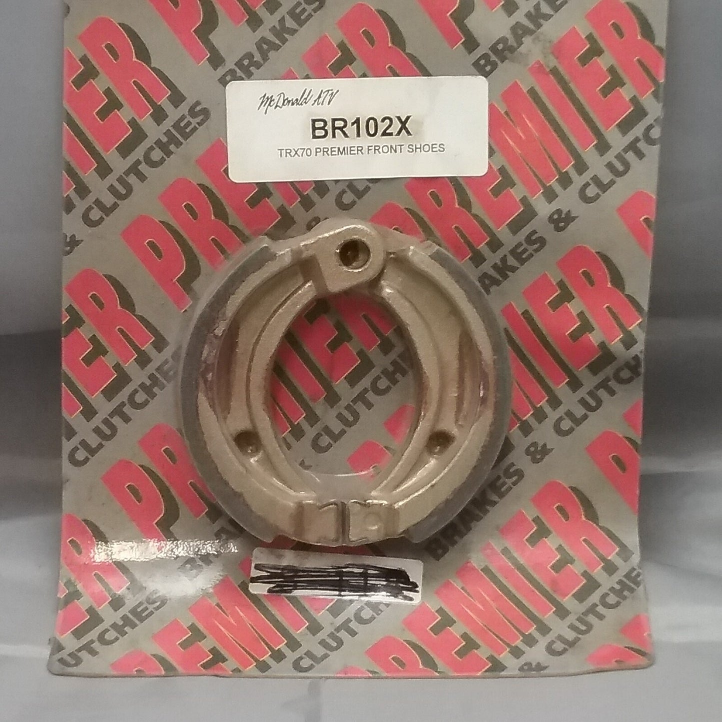 NEW PREMIER BRAKES BR102X REPLACEMENT FRONT BRAKE SHOES TRX70