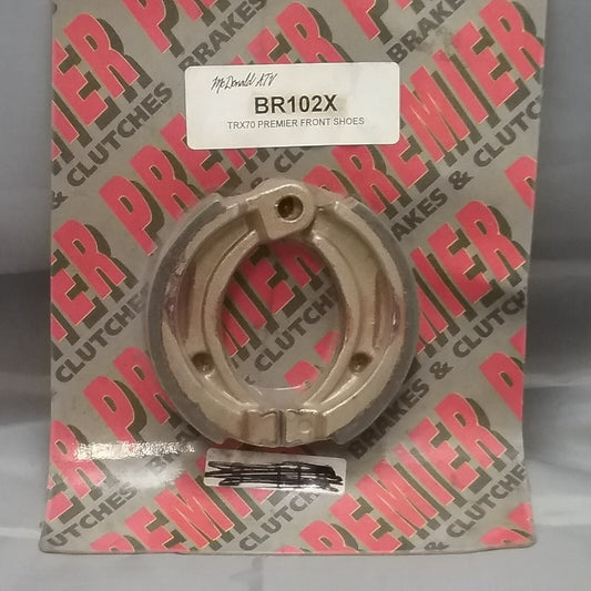 NEW PREMIER BRAKES BR102X REPLACEMENT FRONT BRAKE SHOES TRX70