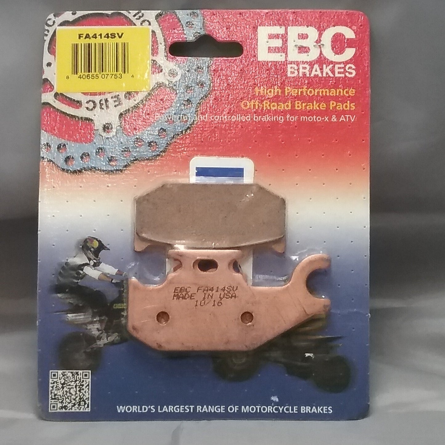 NEW EBC BRAKES FA414SV HIGH PERFORMANCE OFF-ROAD BRAKE PADS