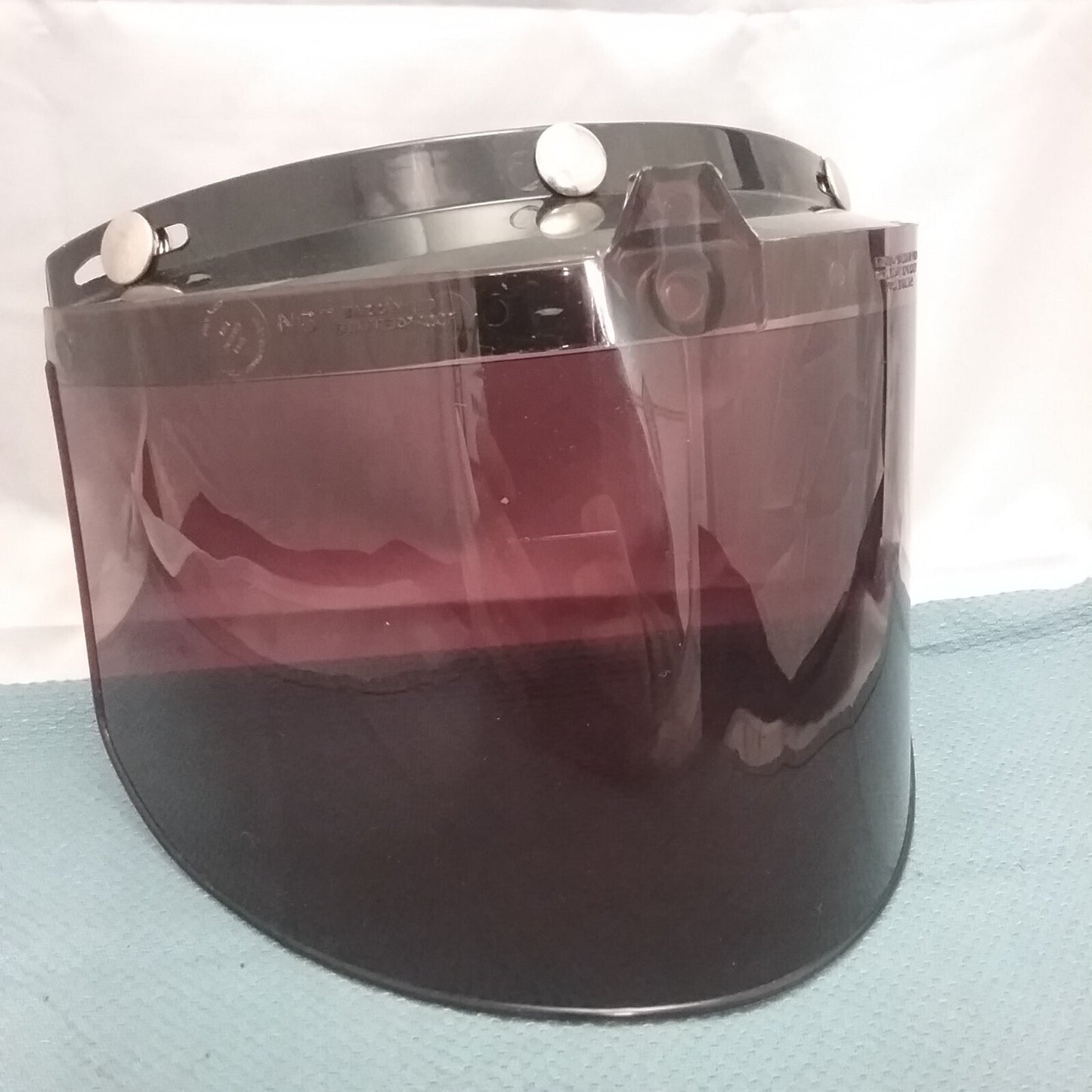 NEW REPLACES GRAND PRIX 3FVS VISOR, FLIP, 3 SNAP, SMOKE