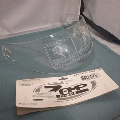 NEW ZAMP HELMETS HASZ11CL Z-11 Series Helmet Shield Clear