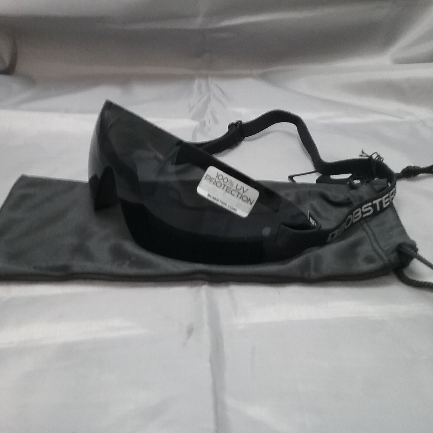 NEW BOBSTER BW201 WRAP GOGGLES, SMOKE BLACK