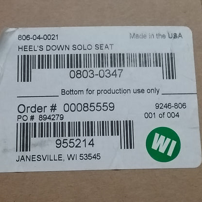 NEW SADDLEMAN 806-04-0021 Renegade Heels Down Solo Seat