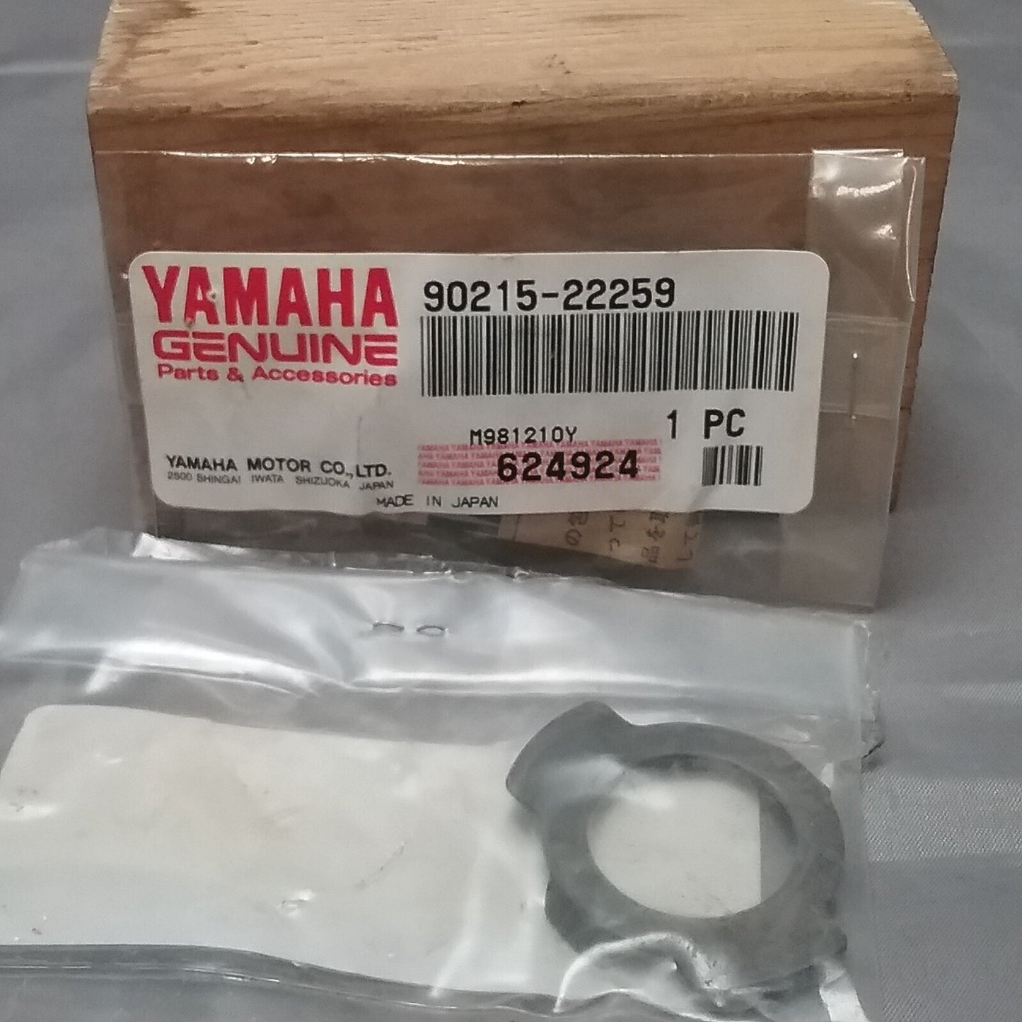NEW GENUINE YAMAHA 90215-22259 WASHER, LOCK TRI-MOTO 1984-2009