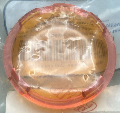 QTY 2 NEW CHRIS PRODUCTS DHD5A REPLACEMENT TURN SIGNAL LENS, AMBER, DEUCE