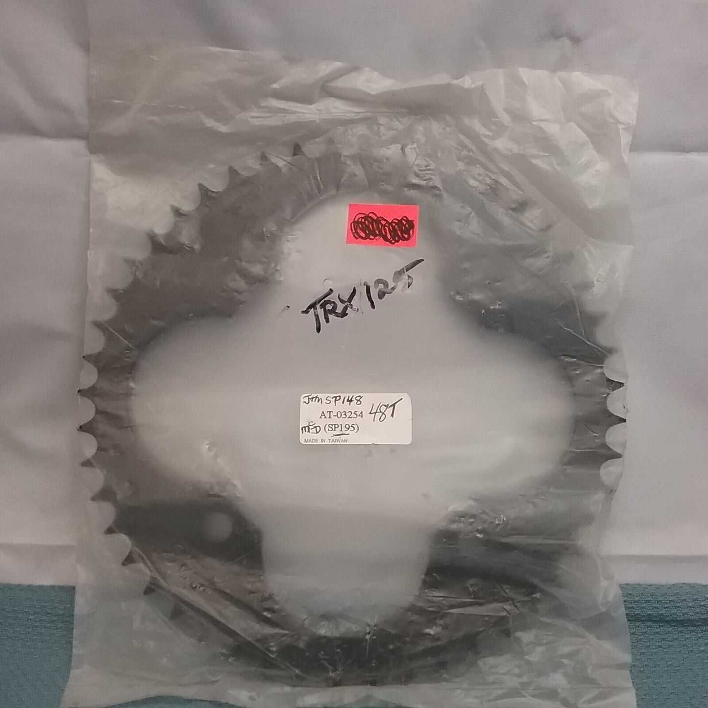 J&M STEEL REAR SPROCKET AT-03254 REPLACES HONDA TRX125 48T