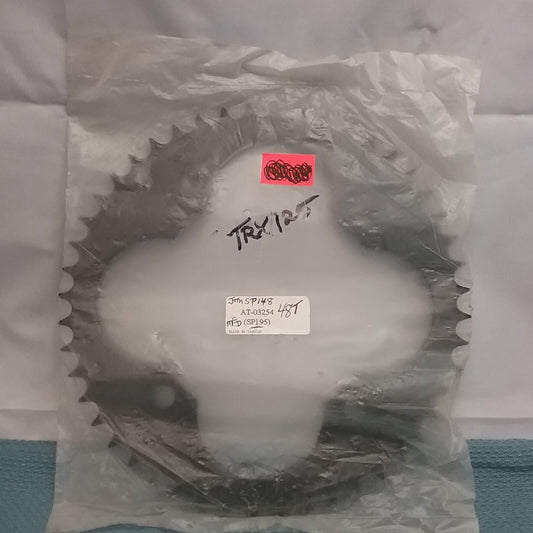 J&M STEEL REAR SPROCKET AT-03254 REPLACES HONDA TRX125 48T