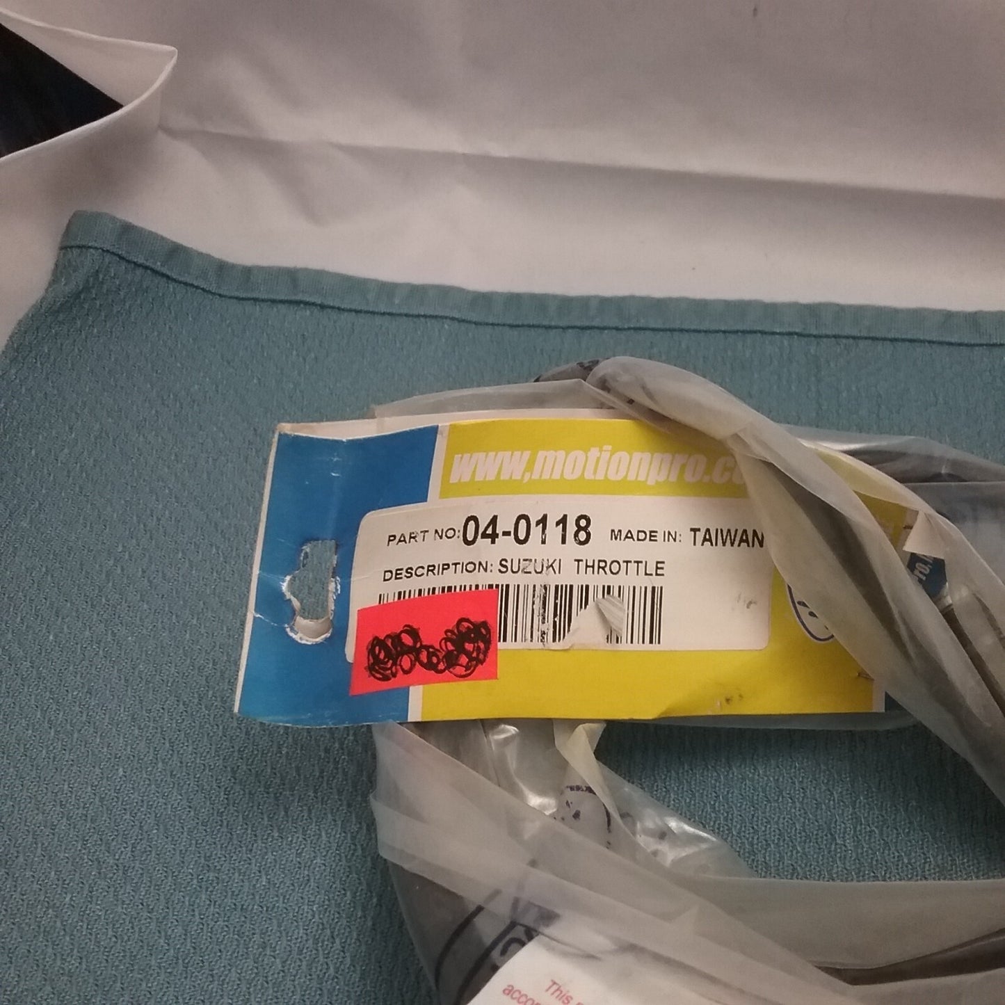 NEW MOTION PRO 04-0118 THROTTLE CABLE REPLACES SUZUKI