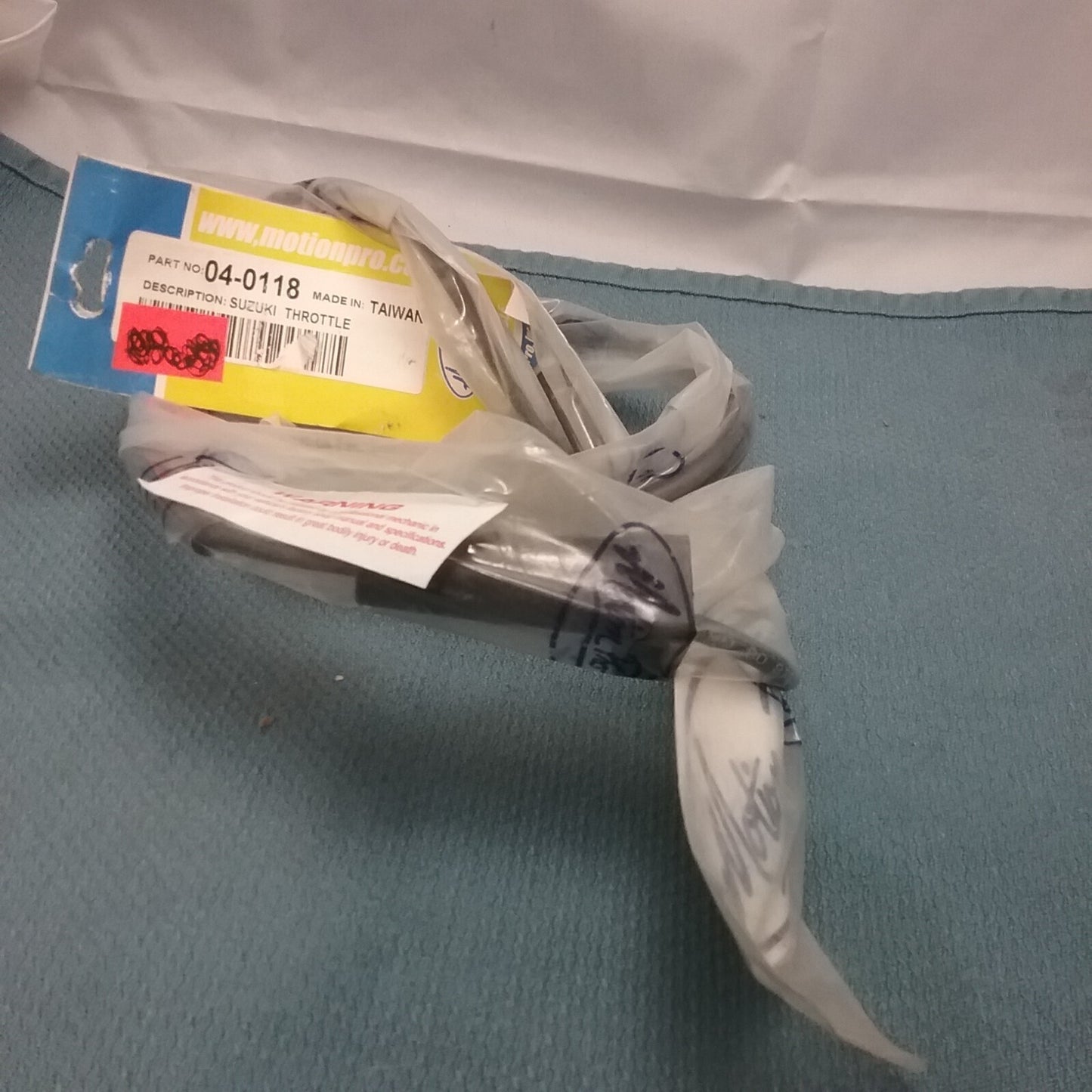 NEW MOTION PRO 04-0118 THROTTLE CABLE REPLACES SUZUKI