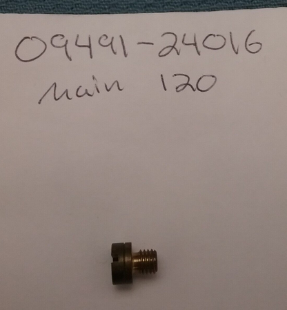 NEW REPLACE SUZUKI, 09491-24016, JET, MAIN (120), 1969-1999