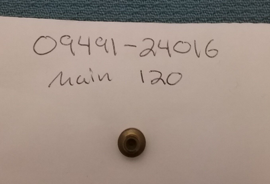 NEW REPLACE SUZUKI, 09491-24016, JET, MAIN (120), 1969-1999