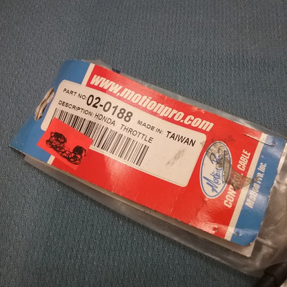 NEW MOTION PRO 02-0188 THROTTLE CABLE REPLACES HONDA
