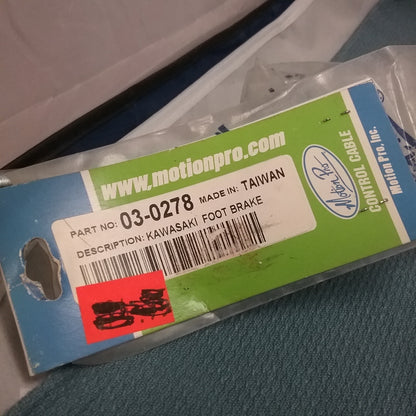 NEW MOTION PRO 03-0278 FOOT BRAKE CABLE REPLACES KAWASAKI