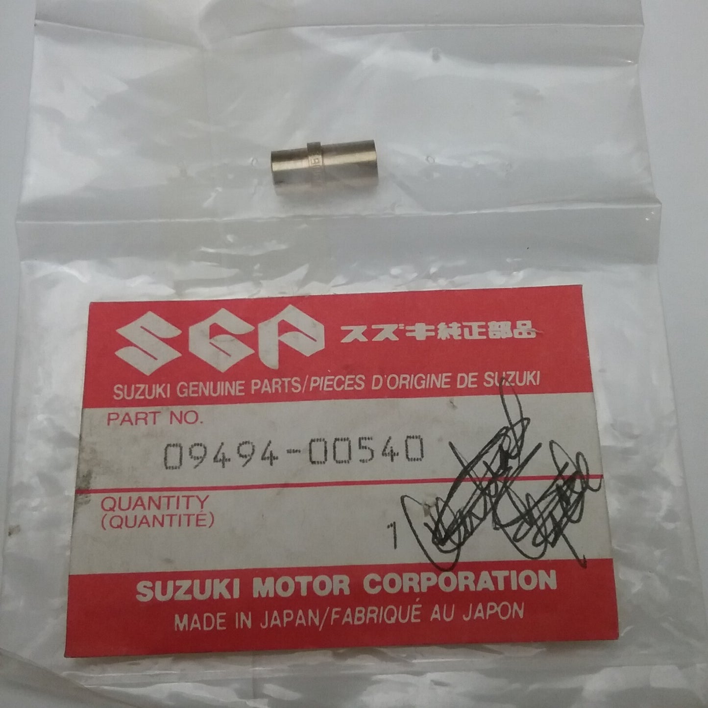NEW GENUINE SUZUKI, 09494-00540 JET, NEEDLE (O-1), 1987-2004