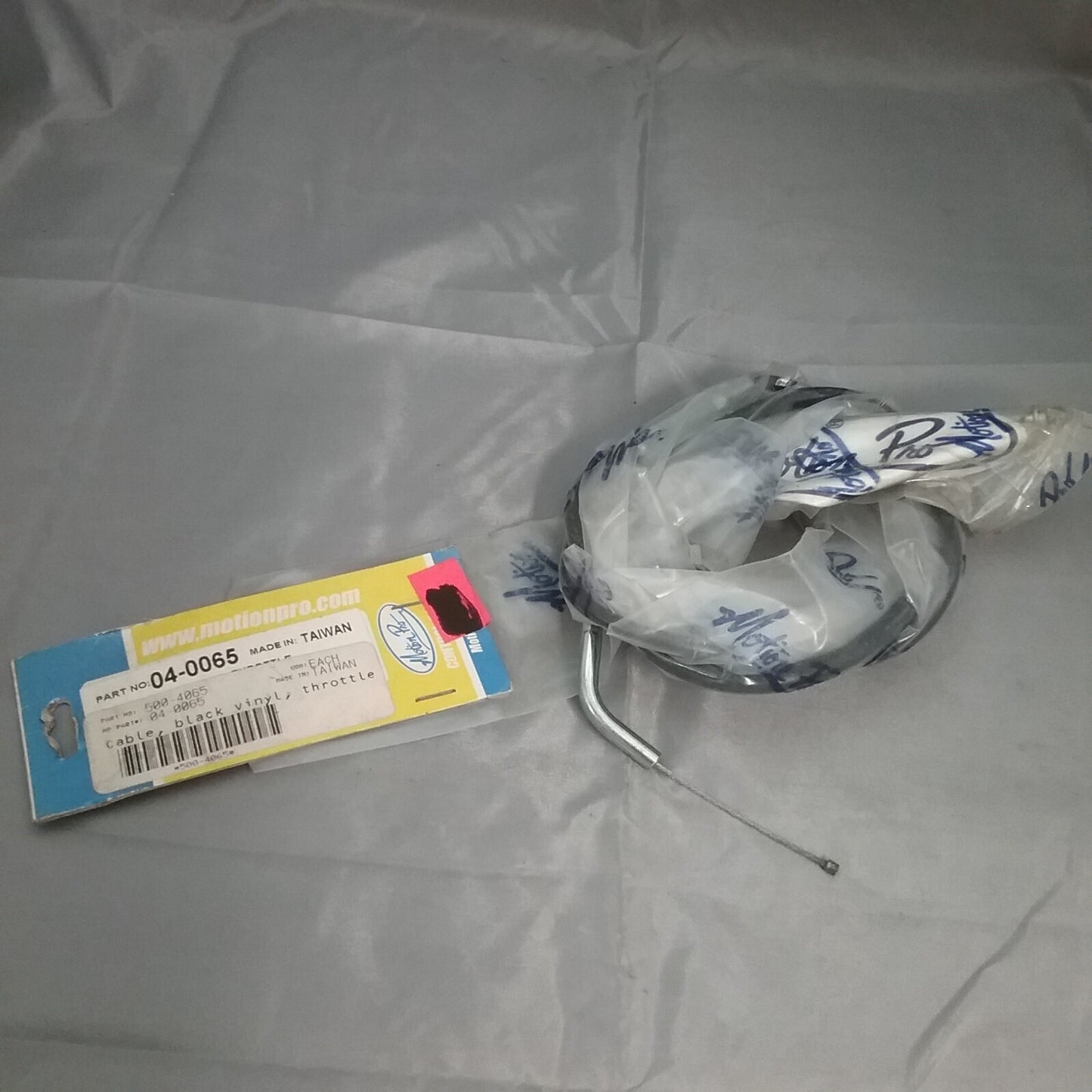 NEW MOTION PRO 04-0065 THROTTLE BLK VINYL CABLE REPLACES SUZUKI