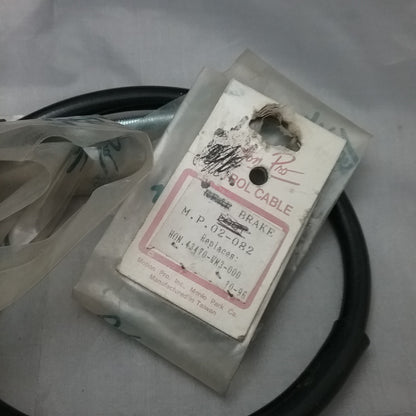 NEW MOTION PRO 02-082 REAR BRAKE BLK VINYL CABLE REPLACES HONDA