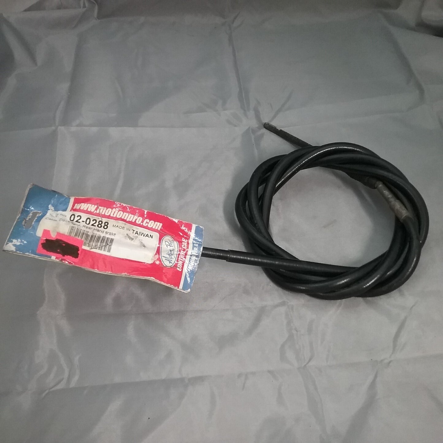 NEW MOTION PRO 02-0288 REAR HAND BRAKE CABLE BLK VINYL