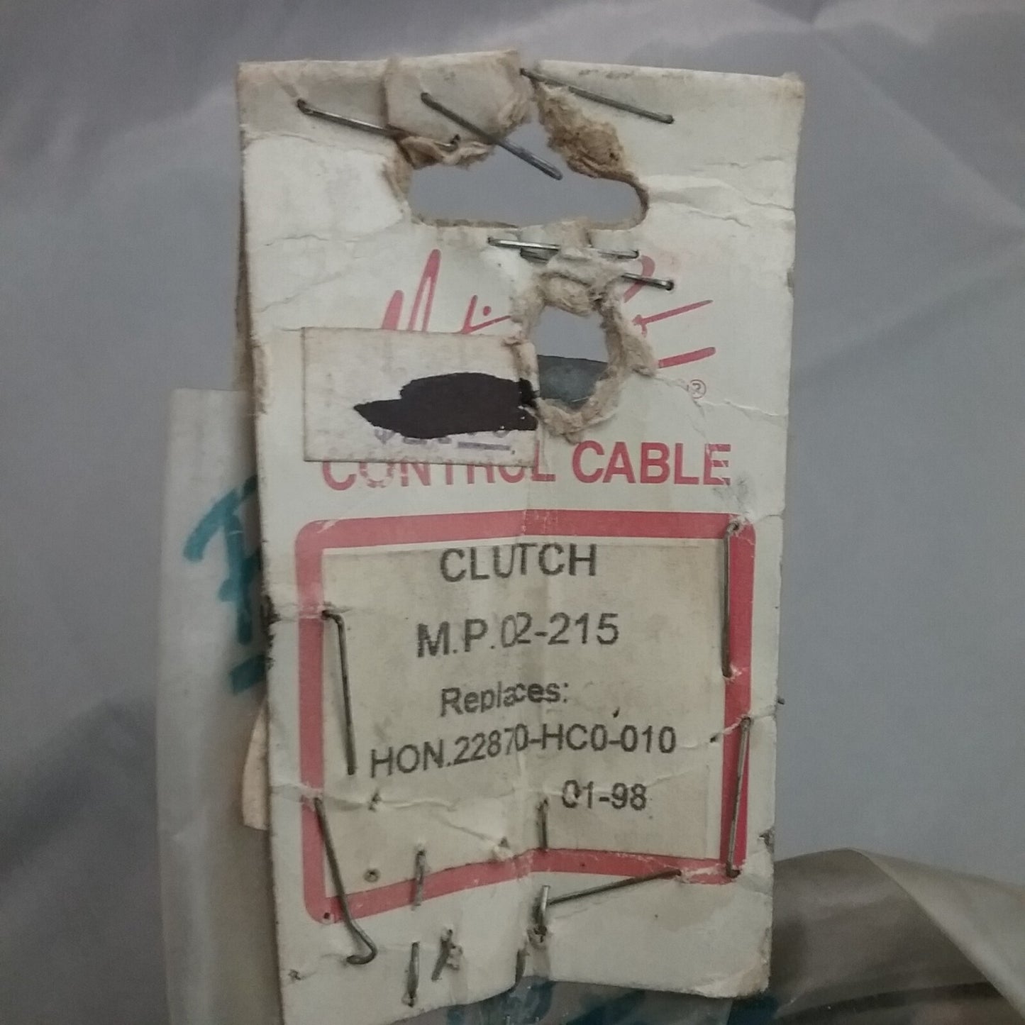 NEW MOTION PRO 02-215, CLUTCH CABLE, REPLACES HONDA 22870-HC0-010